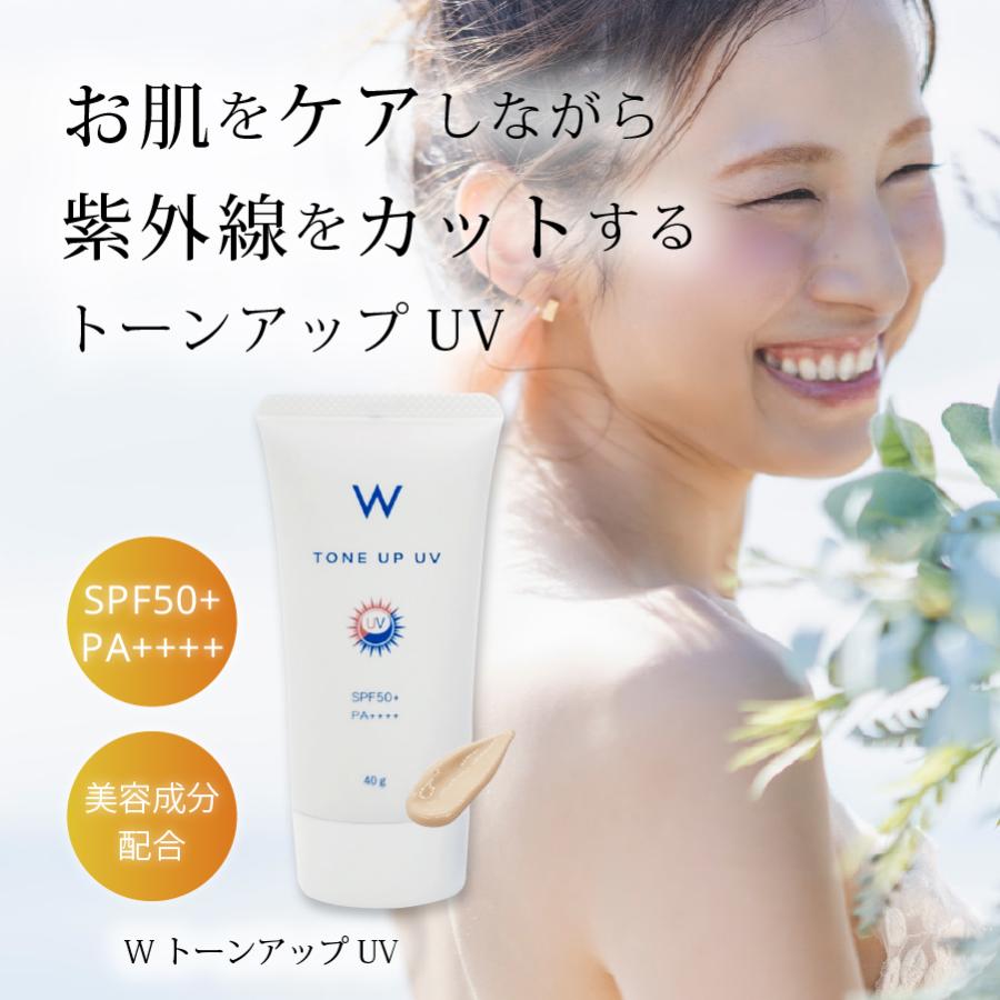 【日焼け止め本番!】W TONE UP UV